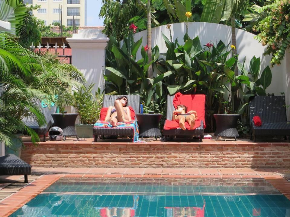 Villa Silk Road Hotel Phnom Pen Exterior foto